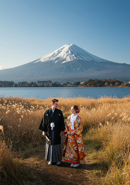 Japanese-Style Plan (Traditional Japanese attire)-Mt.Fuji Location