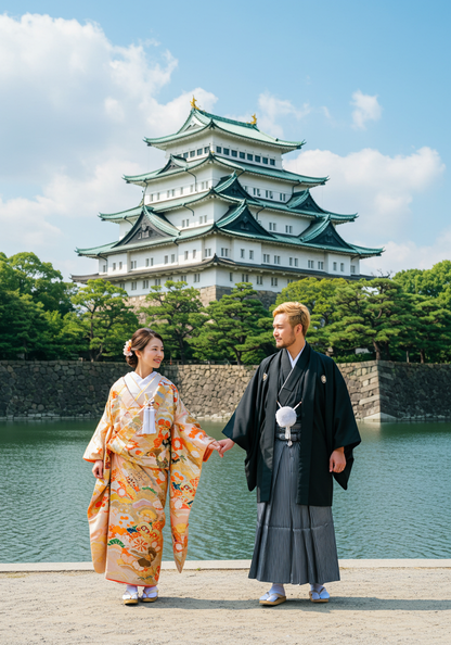 Japanese-Style Plan (Traditional Japanese attire) – Castle Location