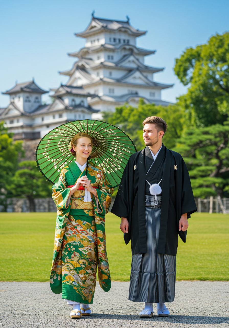 Japanese-Style Plan (Traditional Japanese attire) – Castle Location