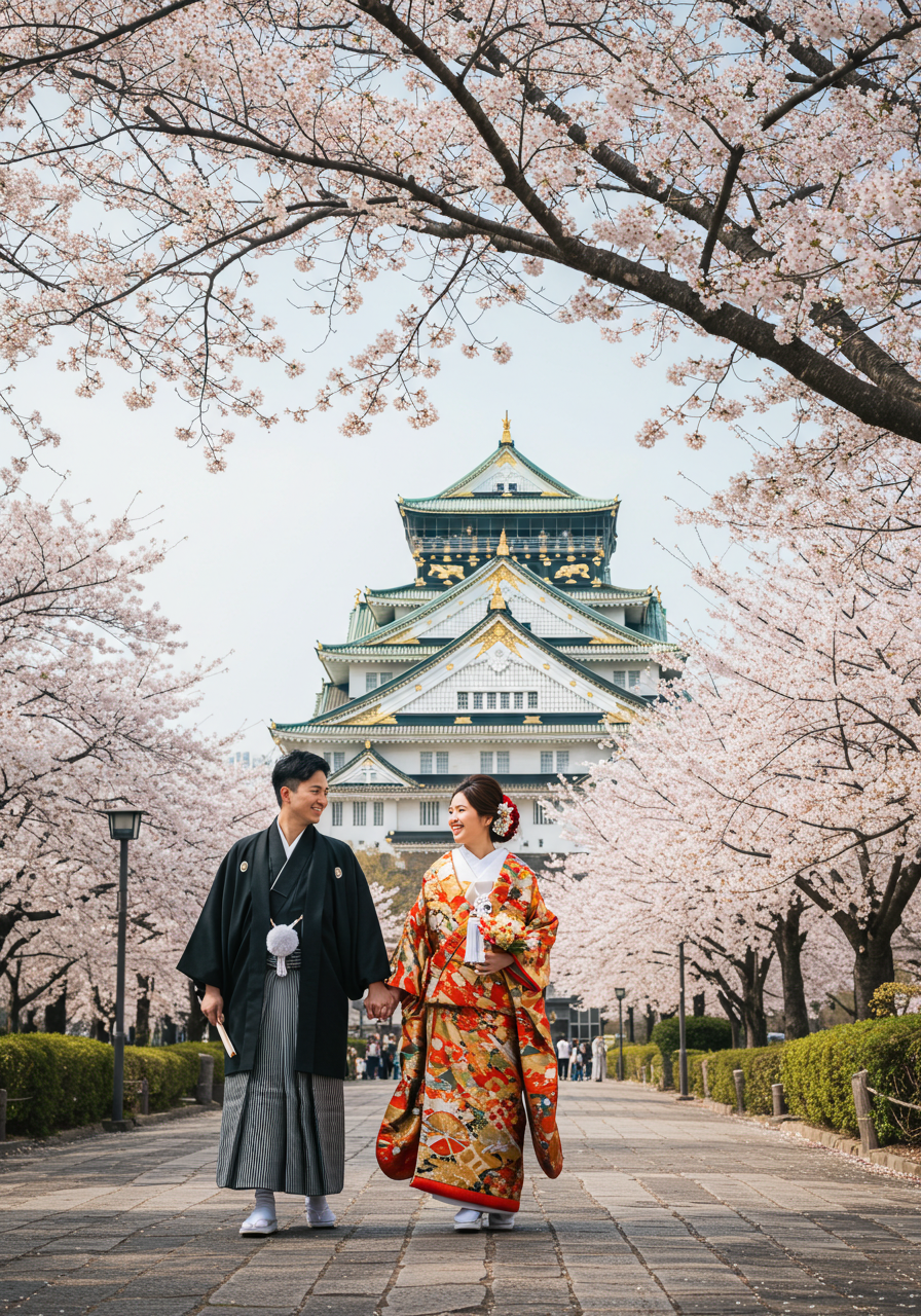 Japanese-Style Plan (Traditional Japanese attire) – Castle Location