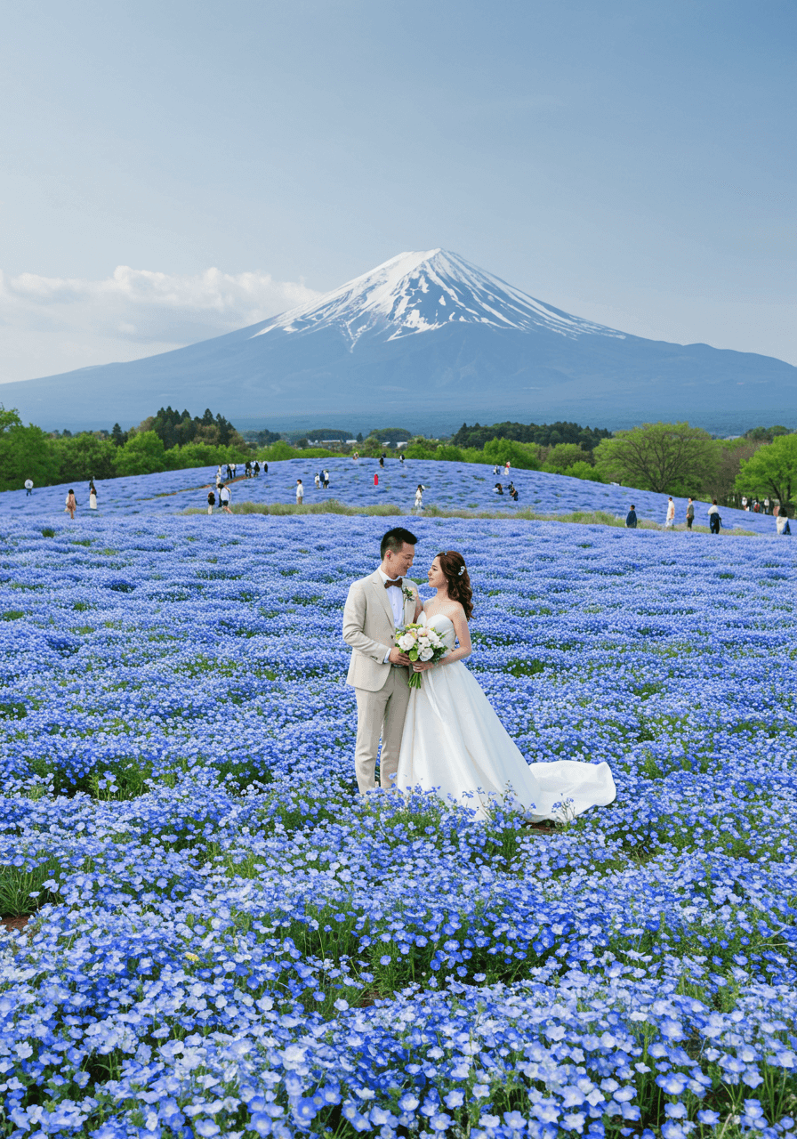 Western-Style Plan (Western-style attire)-Mt.Fuji Location-Seasonal Plan