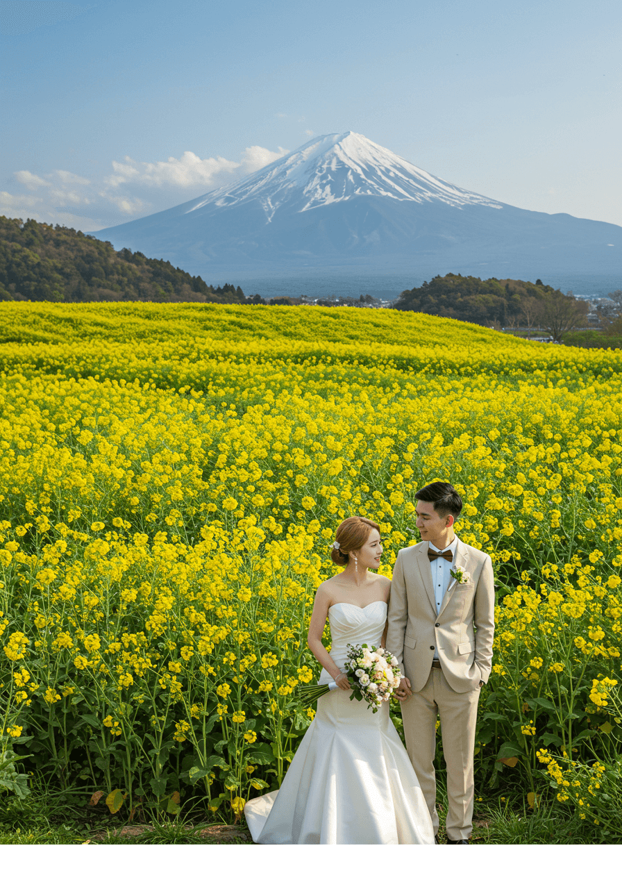 Western-Style Plan (Western-style attire)-Mt.Fuji Location-Seasonal Plan