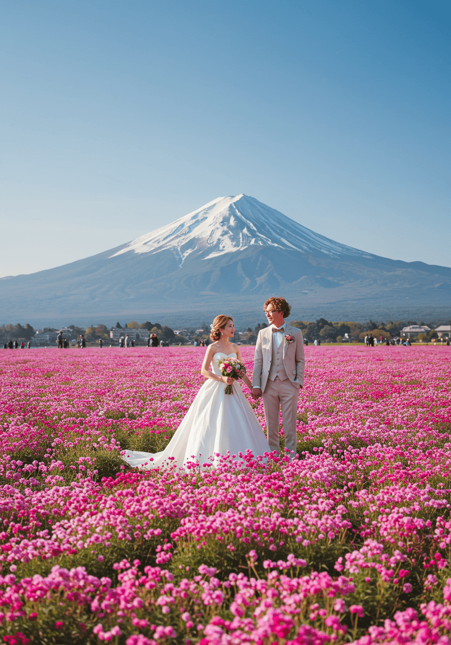 Western-Style Plan (Western-style attire)-Mt.Fuji Location-Seasonal Plan