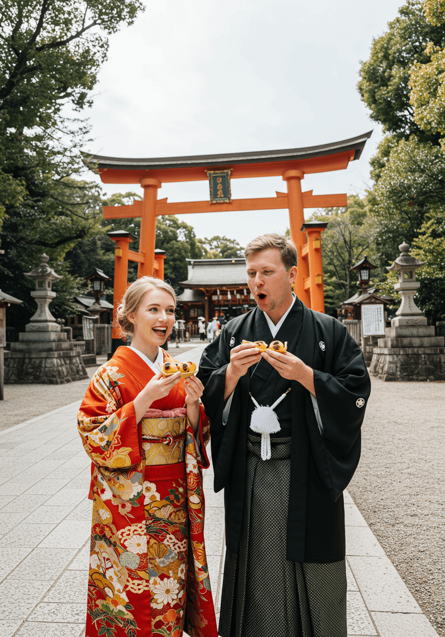 Japanese-Style Plan (Traditional Japanese attire) – Any City in Japan