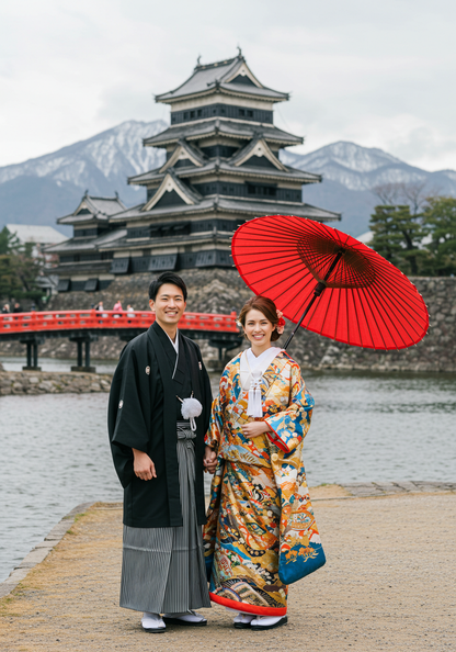 Japanese-Style Plan (Traditional Japanese attire) – Castle Location