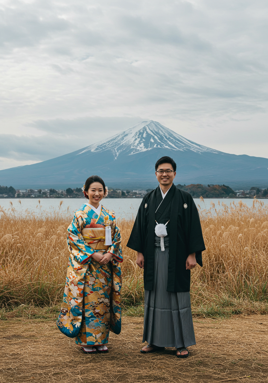 Japanese-Style Plan (Traditional Japanese attire)-Mt.Fuji Location