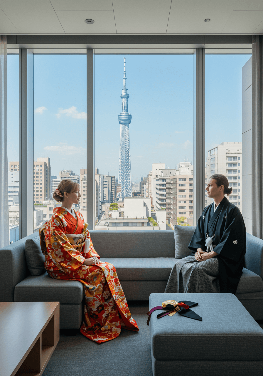 Japanese-Style Plan (Traditional Japanese attire) – Any City in Japan