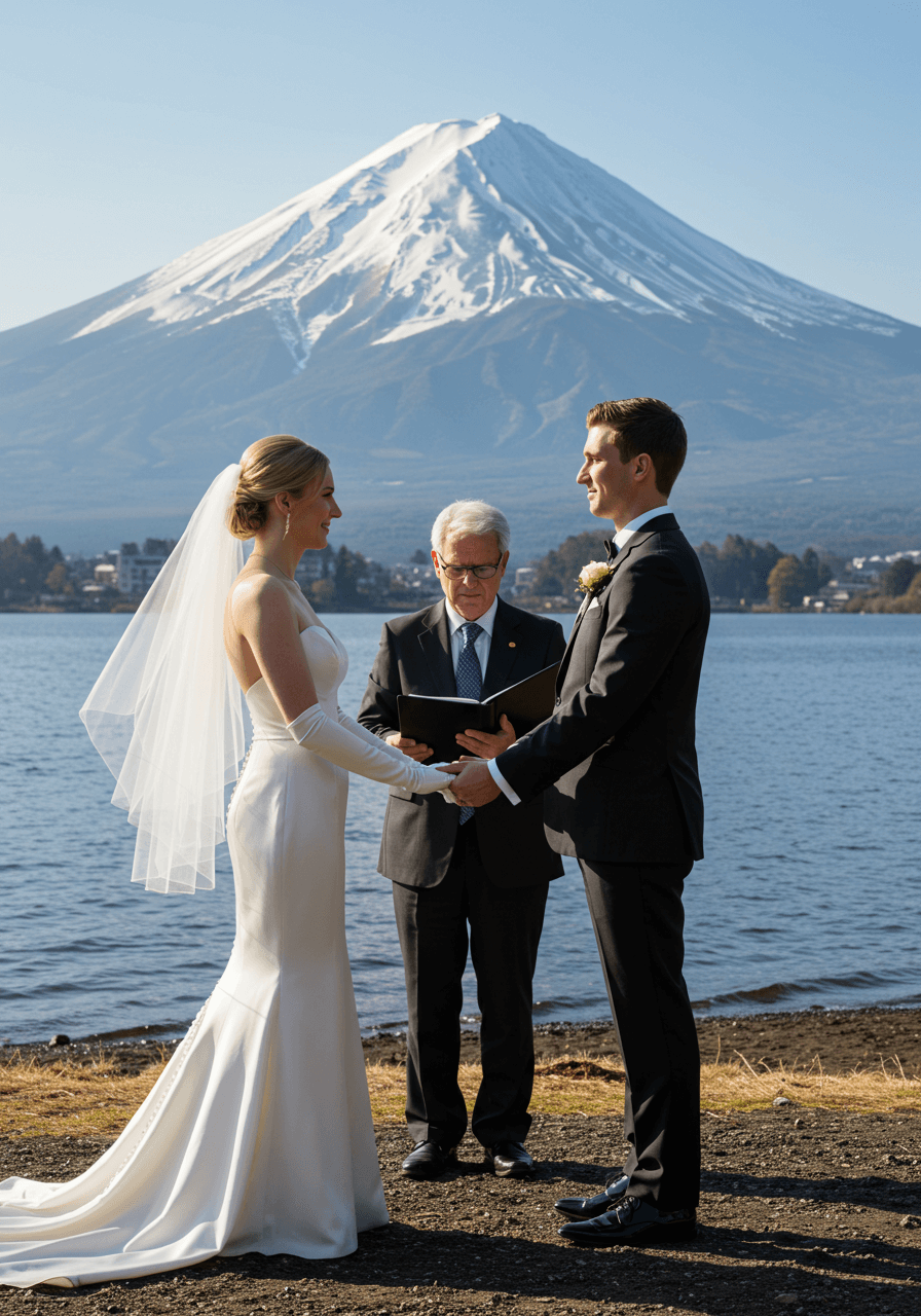 Elopment-Western-Style Plan (Western-style attire)-Mt.Fuji Location