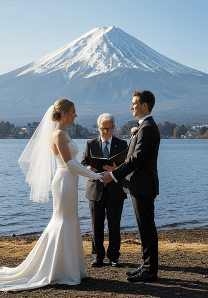 Elopment-Western-Style Plan (Western-style attire)-Mt.Fuji Location