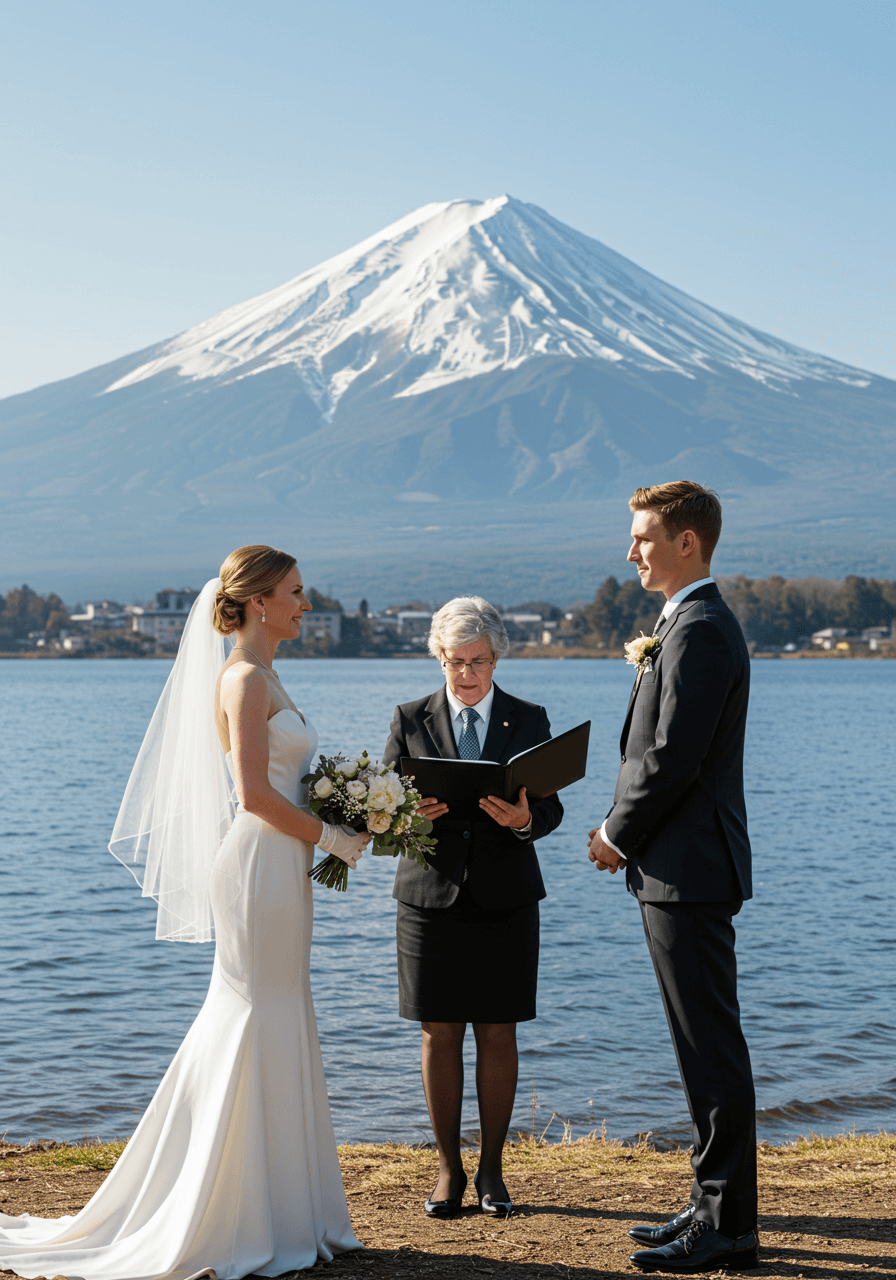 Elopment-Western-Style Plan (Western-style attire)-Mt.Fuji Location