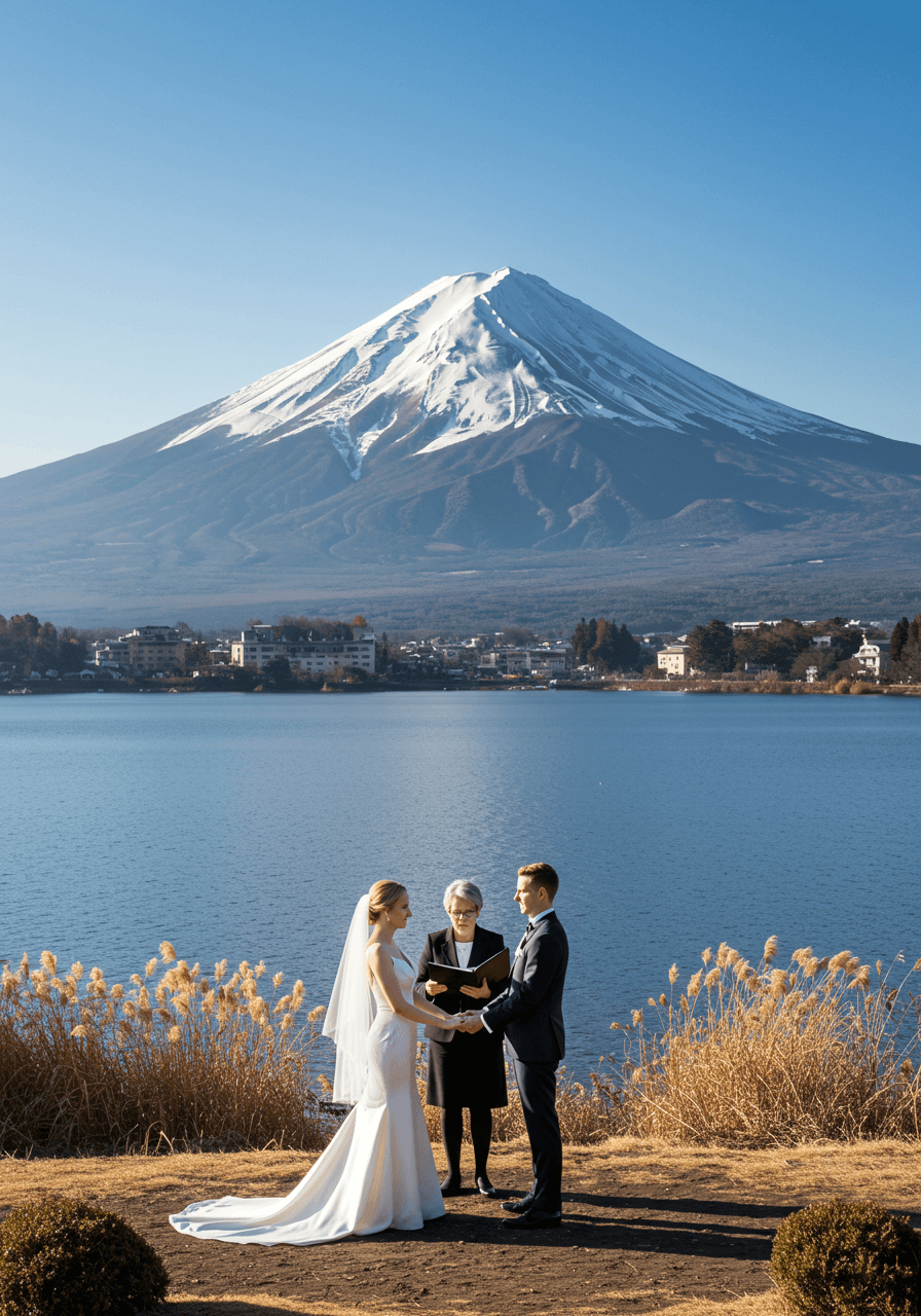 Elopment-Western-Style Plan (Western-style attire)-Mt.Fuji Location