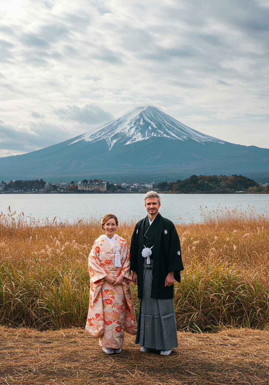 Japanese-Style Plan (Traditional Japanese attire)-Mt.Fuji Location