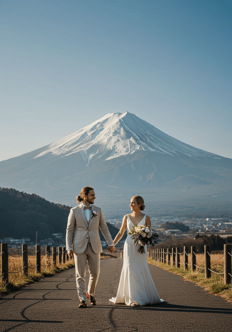 Western-Style Plan (Western-style attire)-Mt.Fuji Location-Seasonal Plan