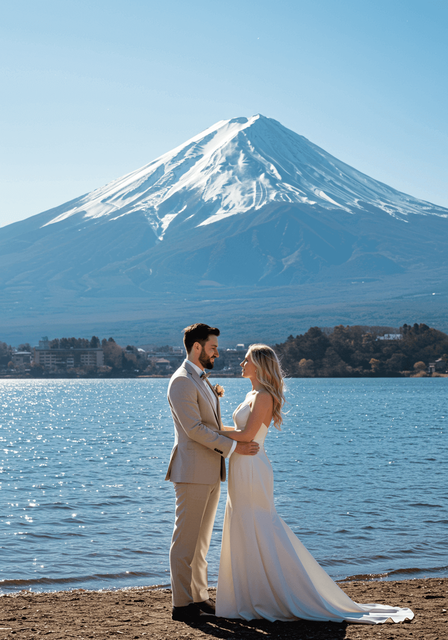 Western-Style Plan (Western-style attire)-Mt.Fuji Location-Seasonal Plan