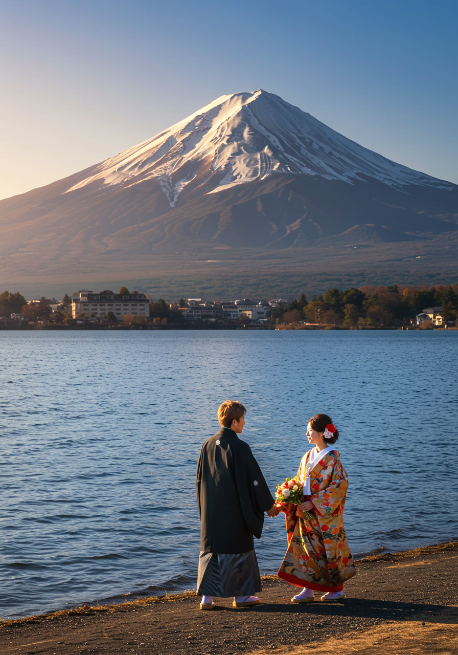 Japanese-Style Plan (Traditional Japanese attire)-Mt.Fuji Location